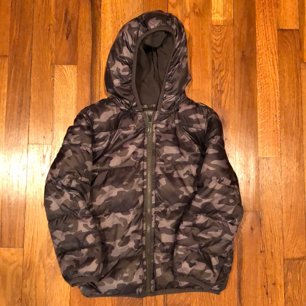 Euc- Gymboree boys camo jacket